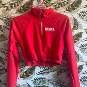 Red Rebel Crop top Jacket